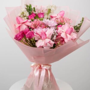 floral short dress red