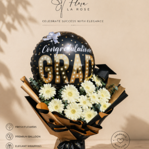 Golden Graduation Daisy Bouquet